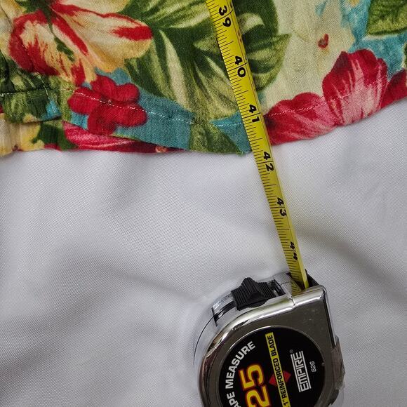 Vtg Bila Tropical Green Button Down Dress Midi Length Floral Colorful Beach S - Picture 6 of 13